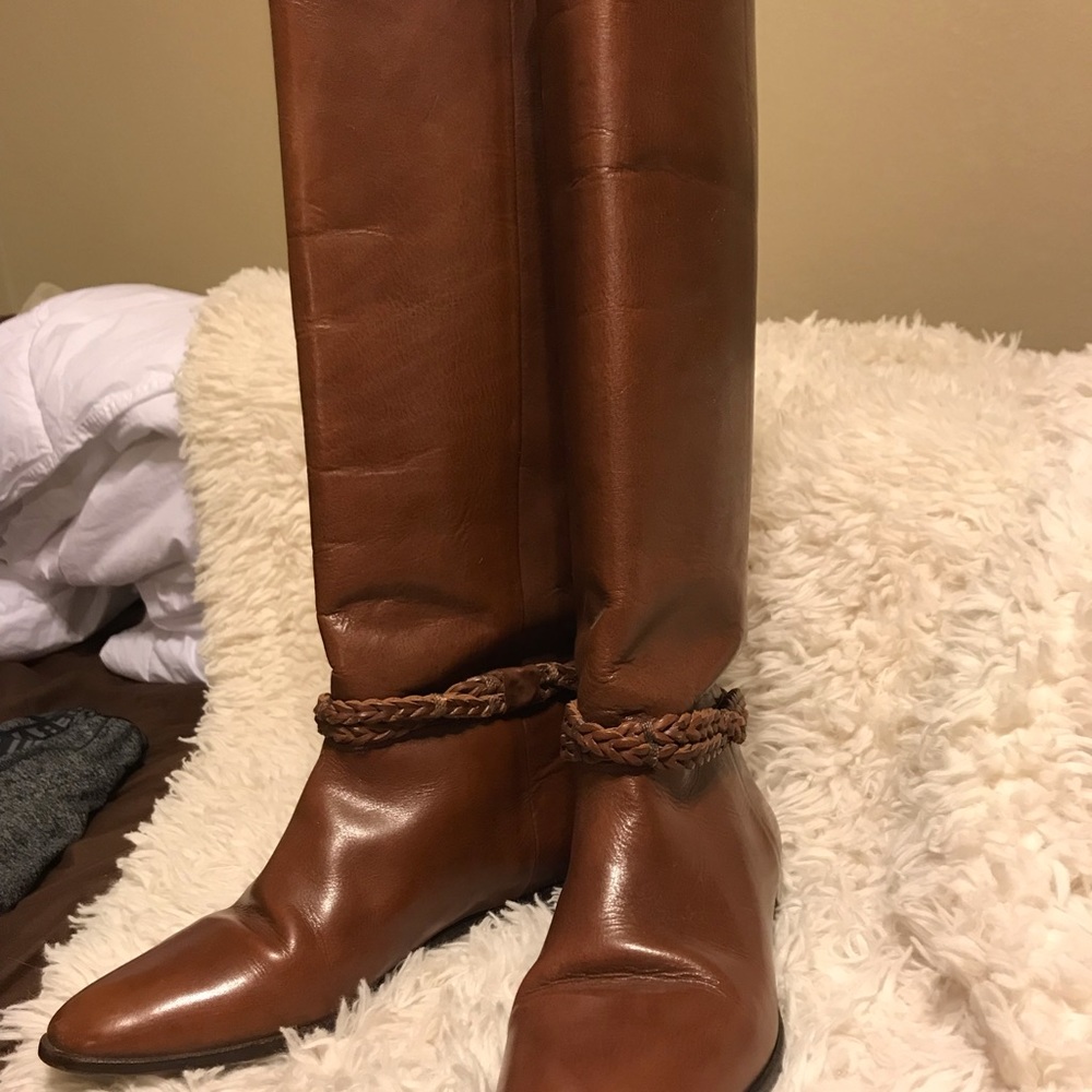 Cognac Riding Boots